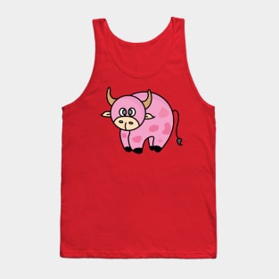 Strawberry Cow Costume Cute Design Ideas Cartoon Tank Top